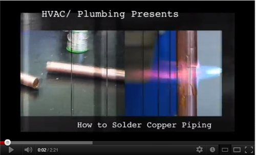 How to Solder Copper Piping 